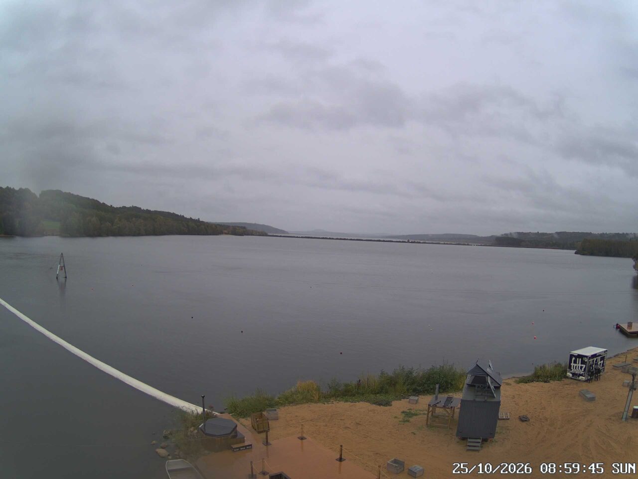Webcam Wakepark Brombachsee Absberg, Bild von 09:00 Uhr
