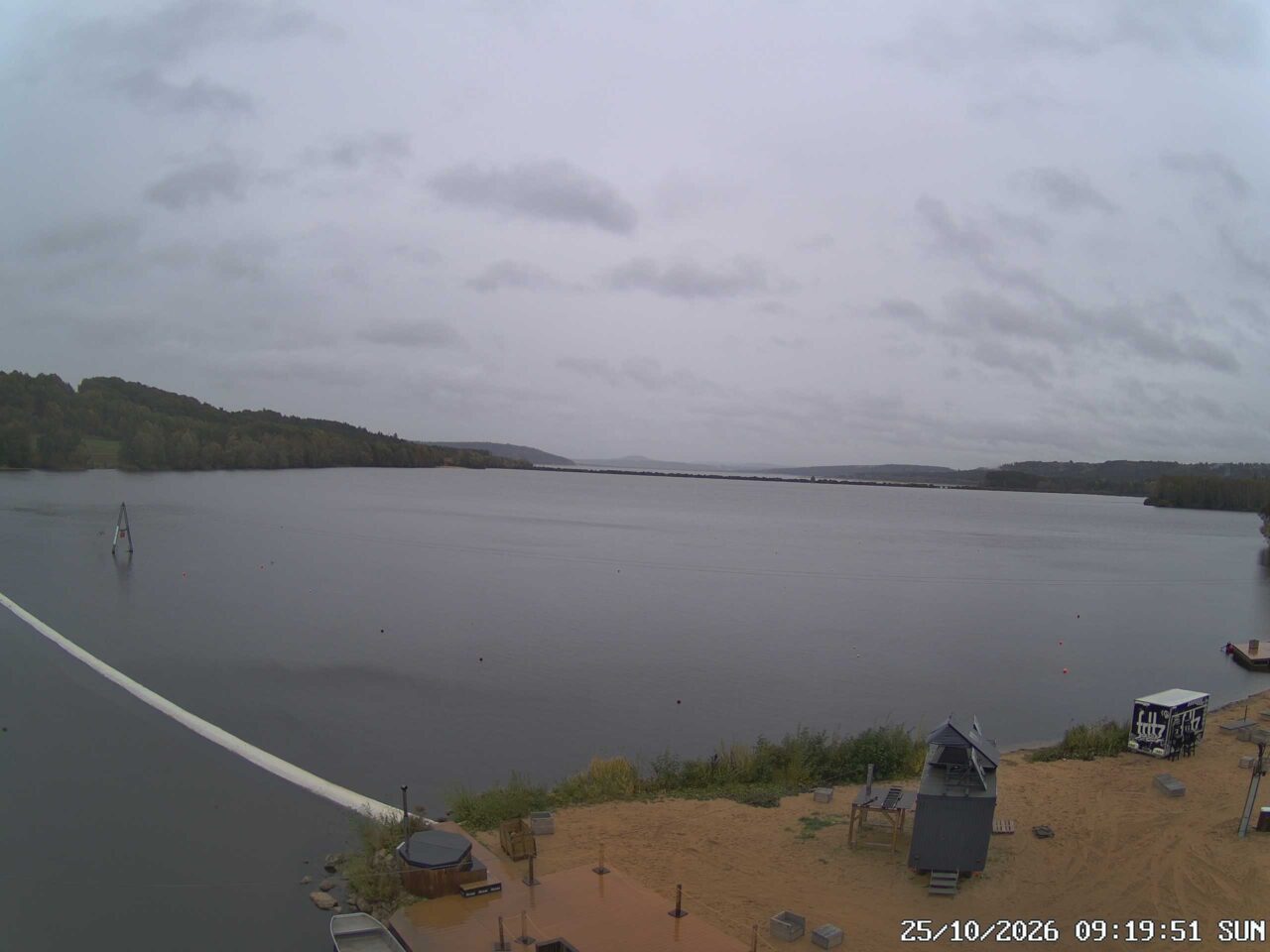 Webcam Wakepark Brombachsee Absberg, Bild von 09:20 Uhr