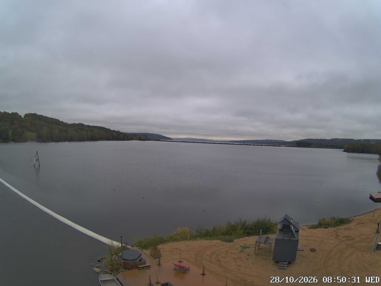 Webcam Wakepark Brombachsee Absberg, Bild von 08:51 Uhr