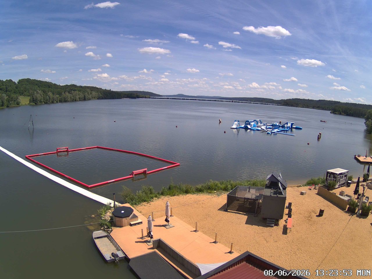 Live-Webcam: Wakepark Brombachsee Absberg