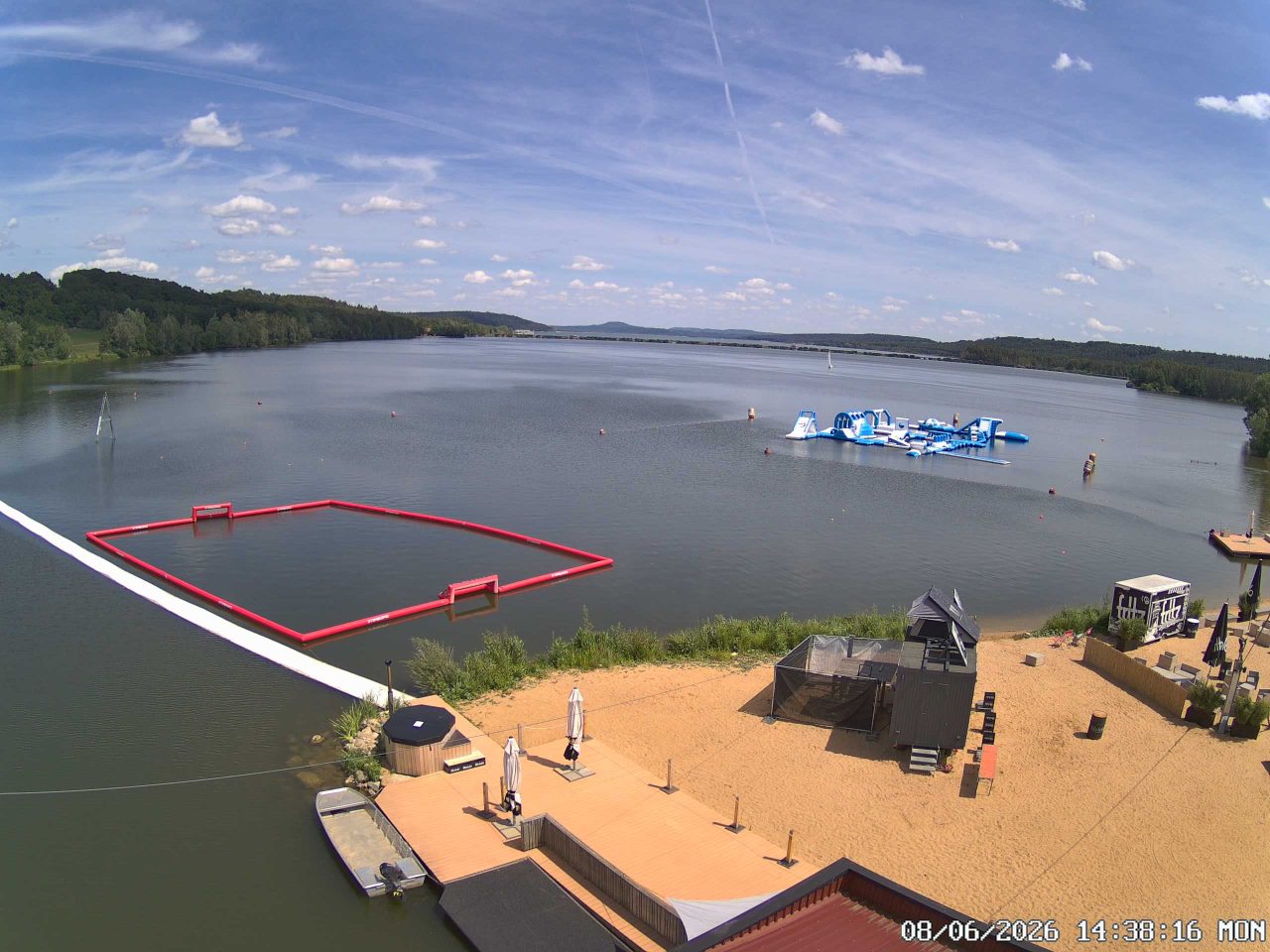 Live-Webcam: Wakepark Brombachsee Absberg