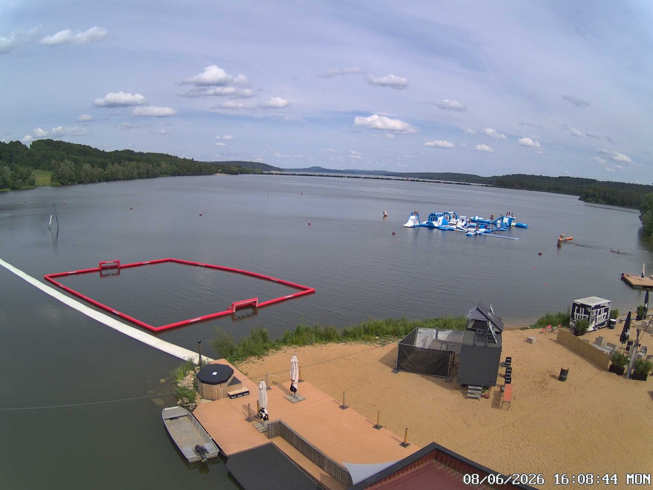 Live-Webcam: Wakepark Brombachsee Absberg
