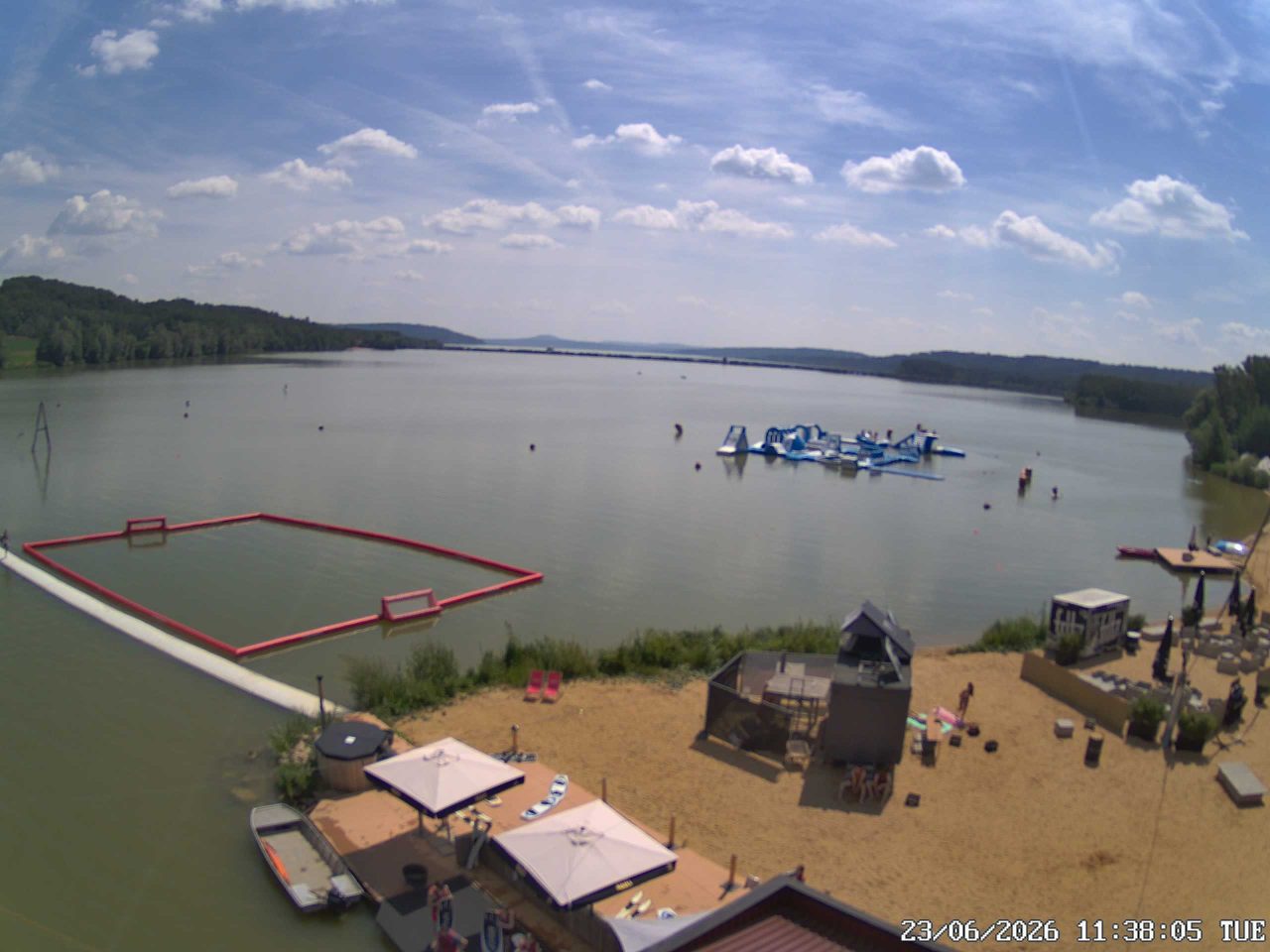 Live-Webcam: Wakepark Brombachsee Absberg