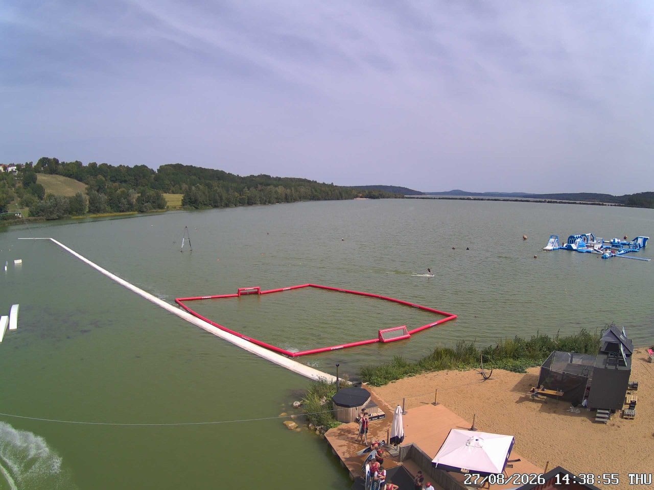Live-Webcam: Wakepark Brombachsee Absberg