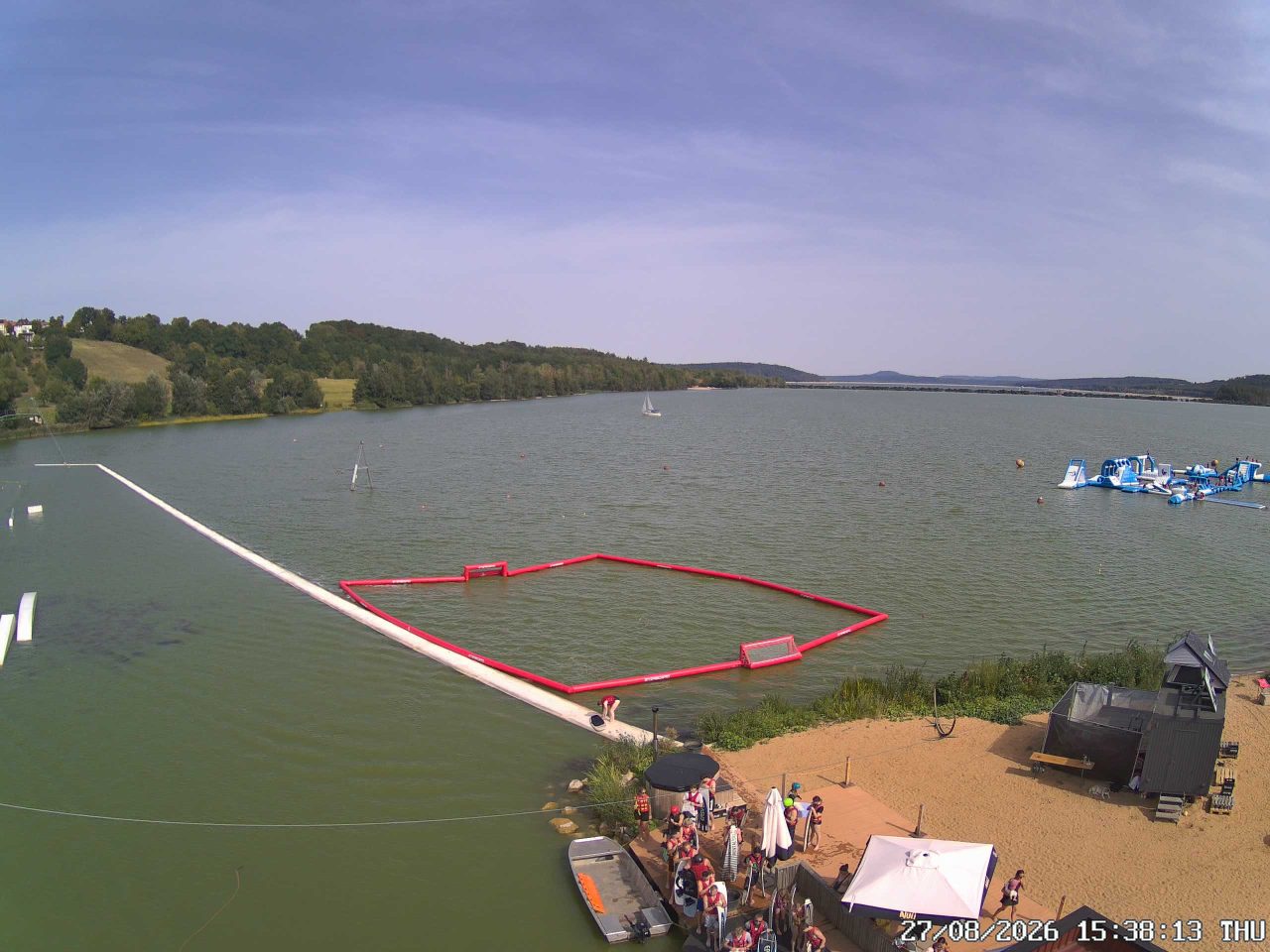Live-Webcam: Wakepark Brombachsee Absberg