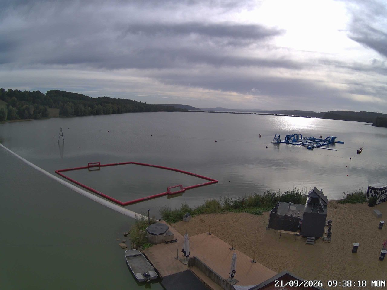 Live-Webcam: Wakepark Brombachsee Absberg
