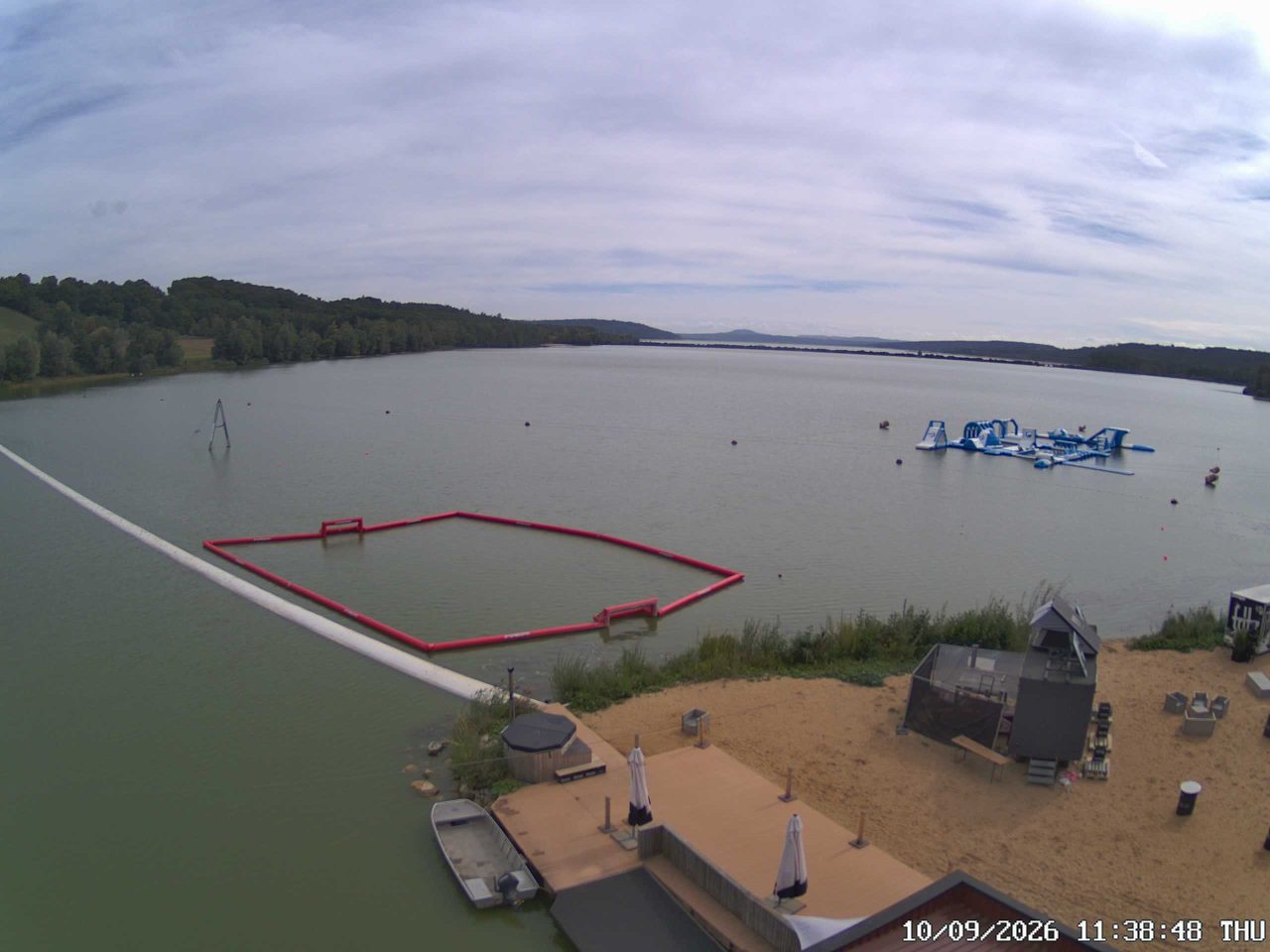Live-Webcam: Wakepark Brombachsee Absberg
